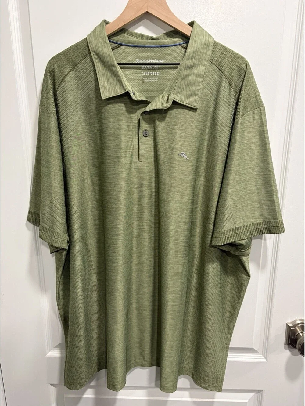 Tommy Bahama Palm Coast IslandZone Polo Shirt Men’s Size 3XLB 3XL Big Green